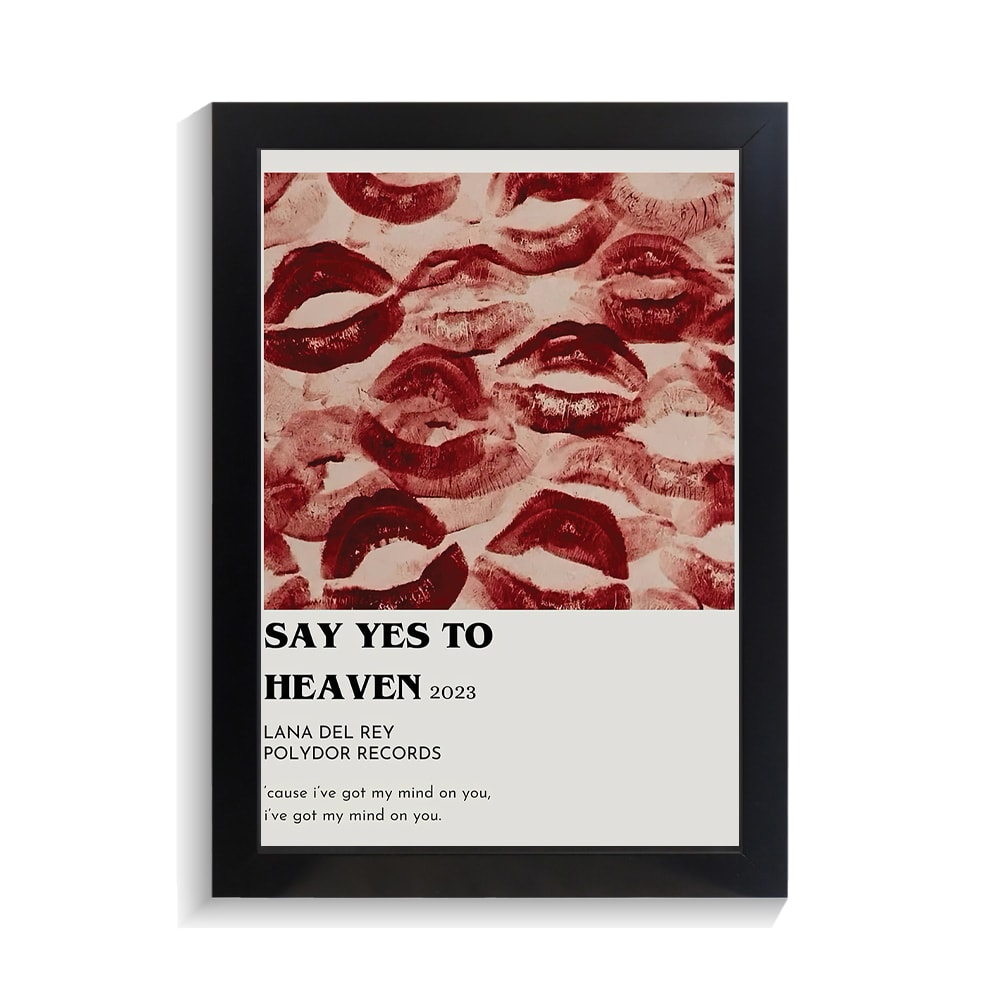 تابلو عاشقانه طرح say yes to heaven کد PF-27056 تابلو عاشقانه طرح say yes to heaven کد PF 27056