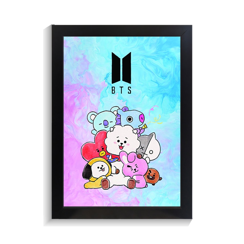 تابلو فانتزی طرح بی تی اس کد PF-21065 تابلو فانتزی طرح بی تی اس کد PF 21065