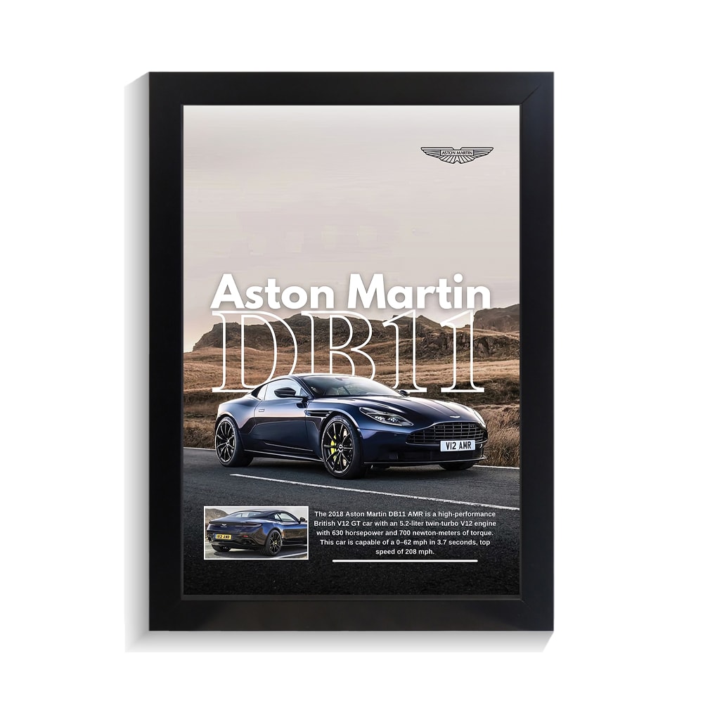 تابلو ماشین طرح استون مارتین DB11 کد PF-23540 تابلو ماشین طرح استون مارتین DB11 کد PF 23540