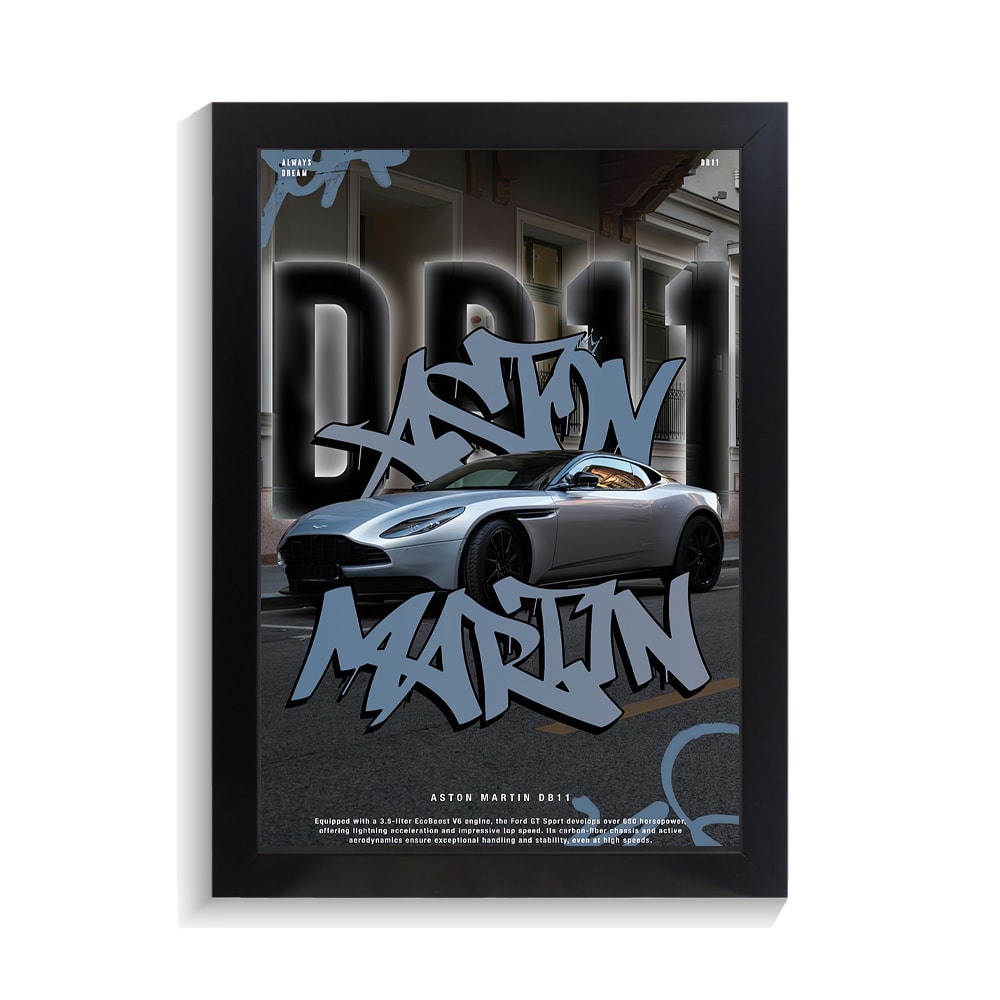 تابلو ماشین طرح استون مارتین DB11 کد PF-23541 تابلو ماشین طرح استون مارتین DB11 کد PF 23541