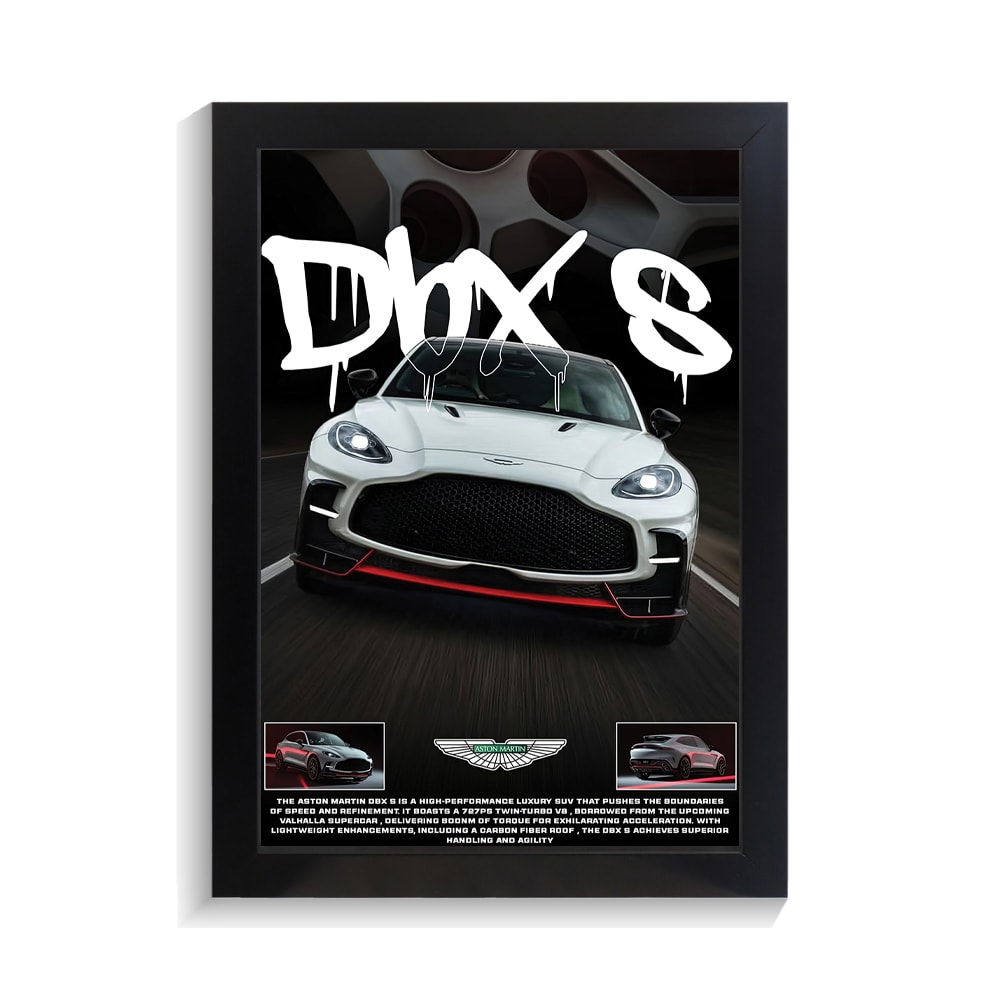 تابلو ماشین طرح استون مارتین DBX S کد PF-23544 تابلو ماشین طرح استون مارتین DBX S کد PF 23544