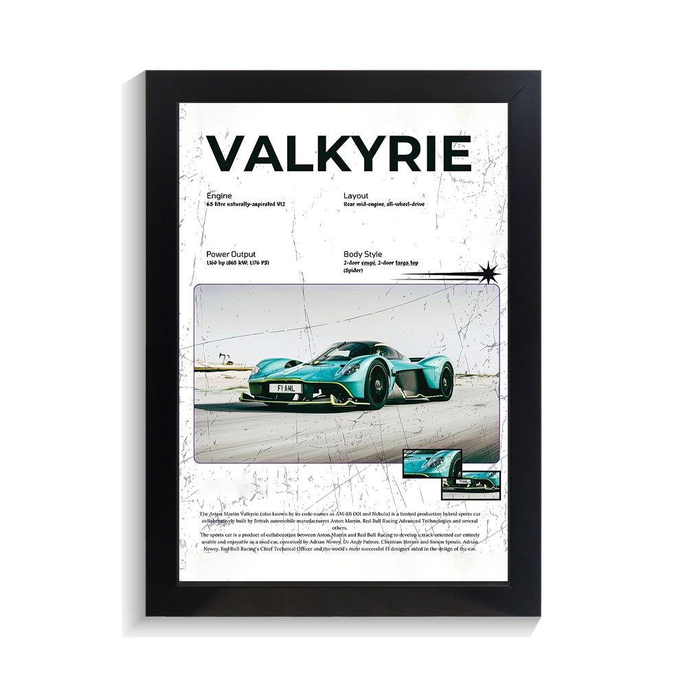 تابلو ماشین طرح استون مارتین والکری کد PF-23568 تابلو ماشین طرح استون مارتین والکری کد PF 23568