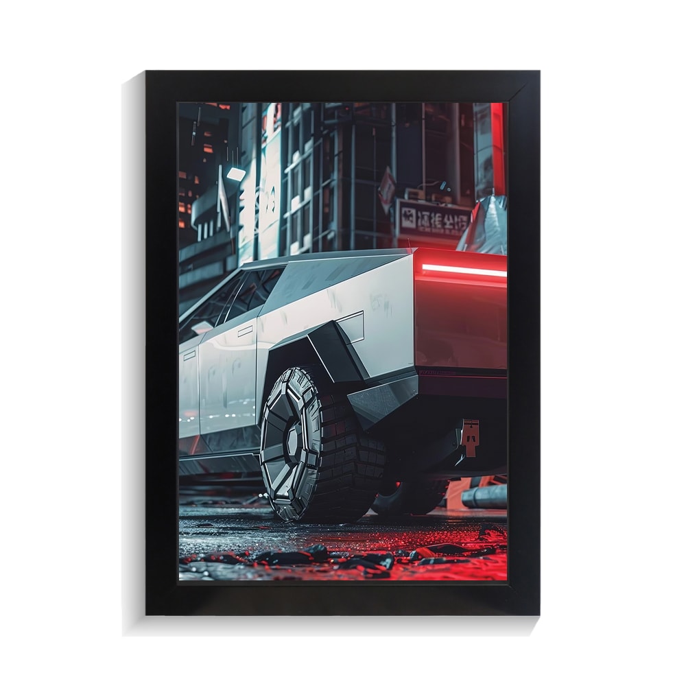 تابلو ماشین طرح تسلا سایبر تراک کد PF-23818 تابلو ماشین طرح تسلا سایبر تراک کد PF 23818