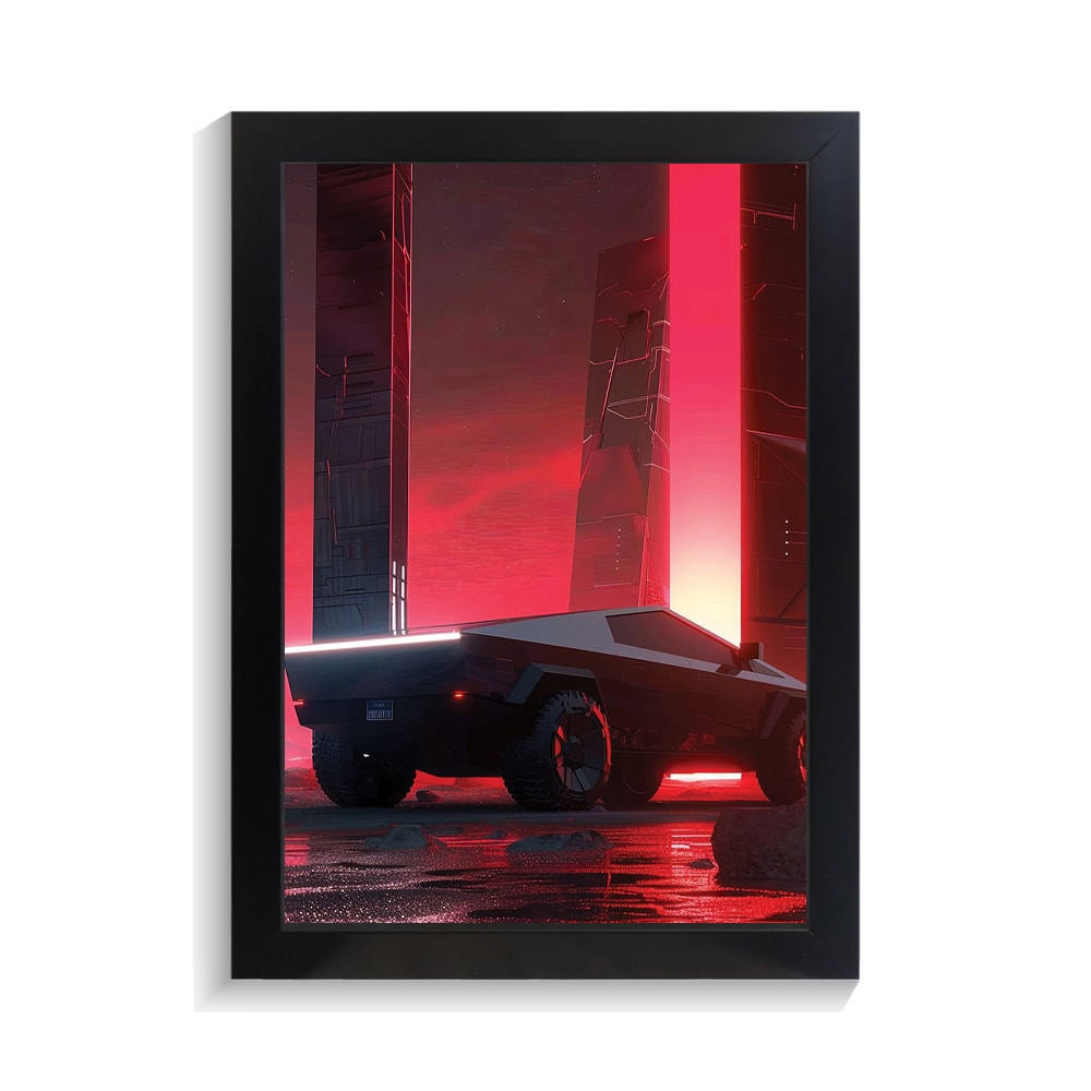 تابلو ماشین طرح تسلا سایبر تراک کد PF-23819 تابلو ماشین طرح تسلا سایبر تراک کد PF 23819