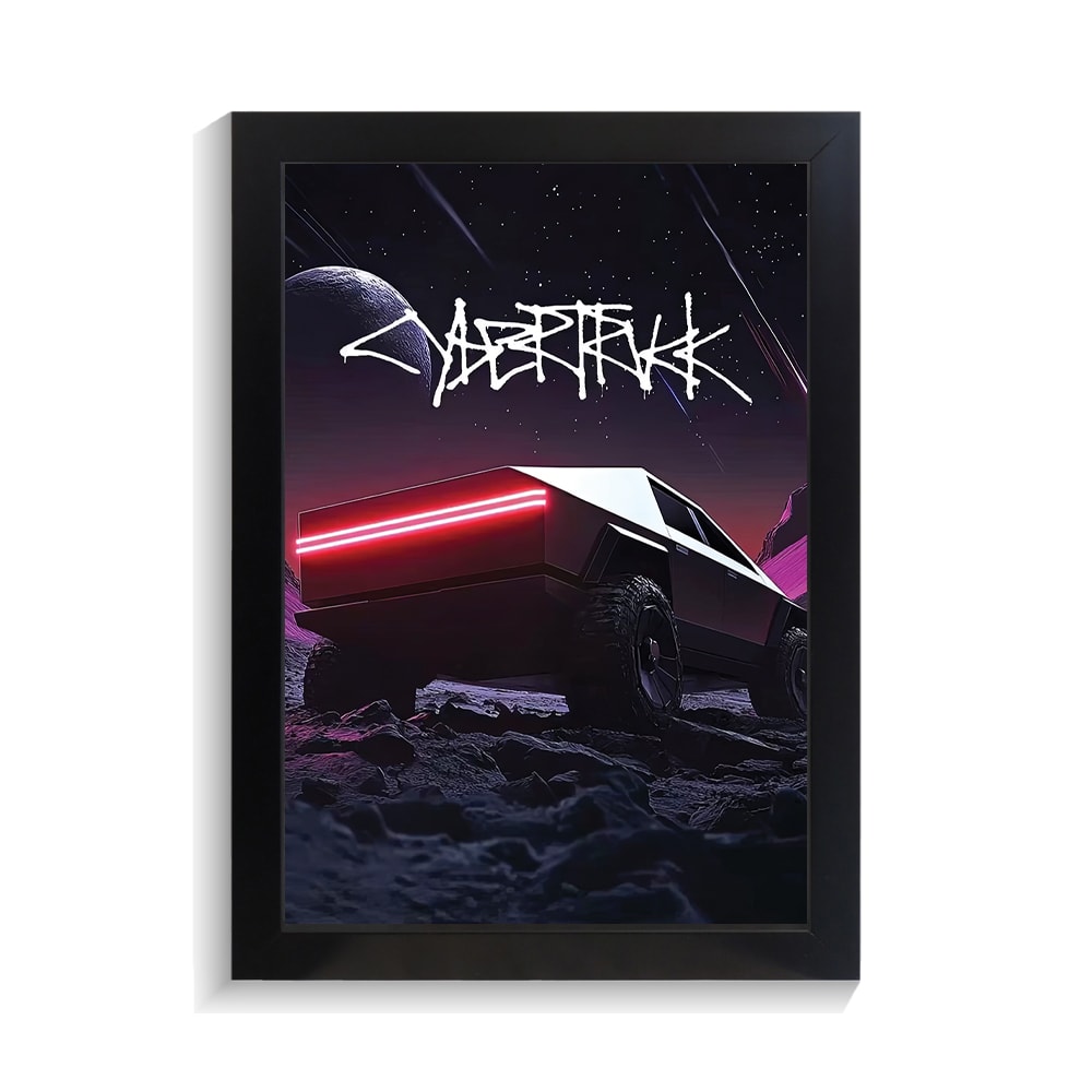 تابلو ماشین طرح تسلا سایبر تراک کد PF-23824 تابلو ماشین طرح تسلا سایبر تراک کد PF 23824