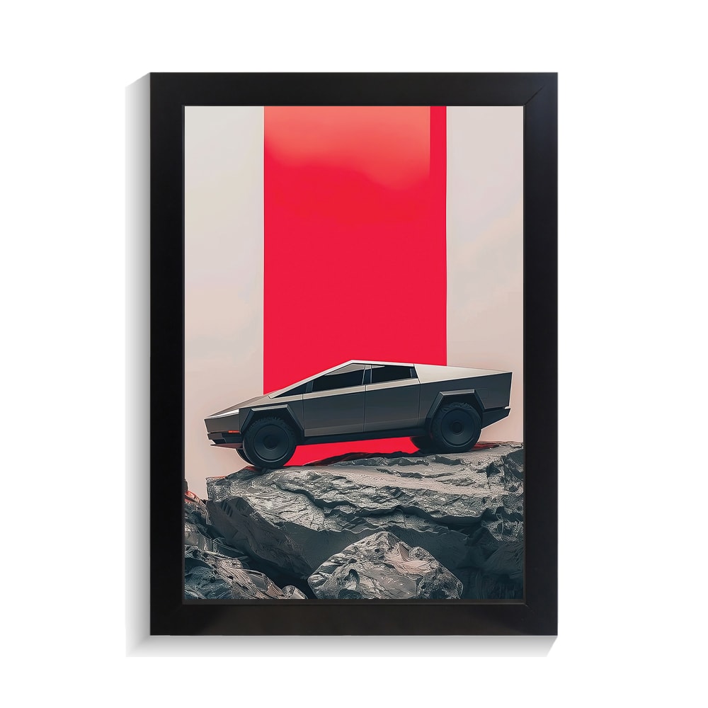 تابلو ماشین طرح تسلا سایبر تراک کد PF-23829 تابلو ماشین طرح تسلا سایبر تراک کد PF 23829