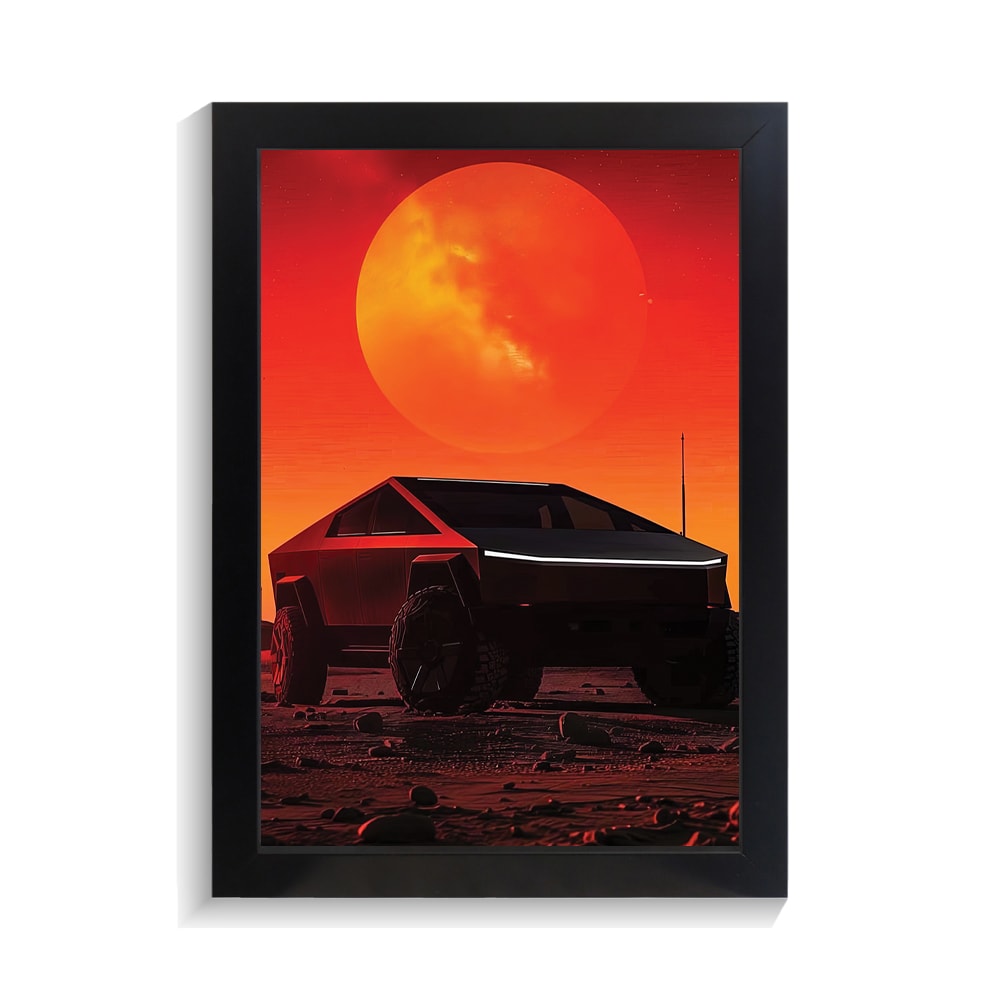 تابلو ماشین طرح تسلا سایبر تراک کد PF-23830 تابلو ماشین طرح تسلا سایبر تراک کد PF 23830