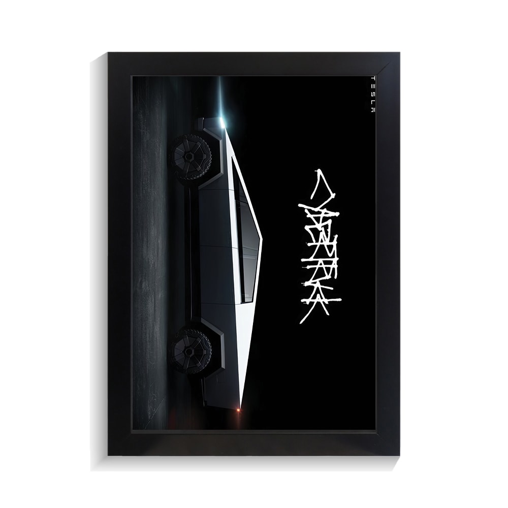 تابلو ماشین طرح تسلا سایبر تراک کد PF-23832 تابلو ماشین طرح تسلا سایبر تراک کد PF 23832