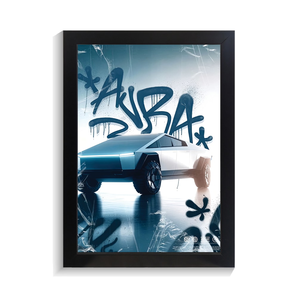 تابلو ماشین طرح تسلا سایبر تراک کد PF-23833 تابلو ماشین طرح تسلا سایبر تراک کد PF 23833