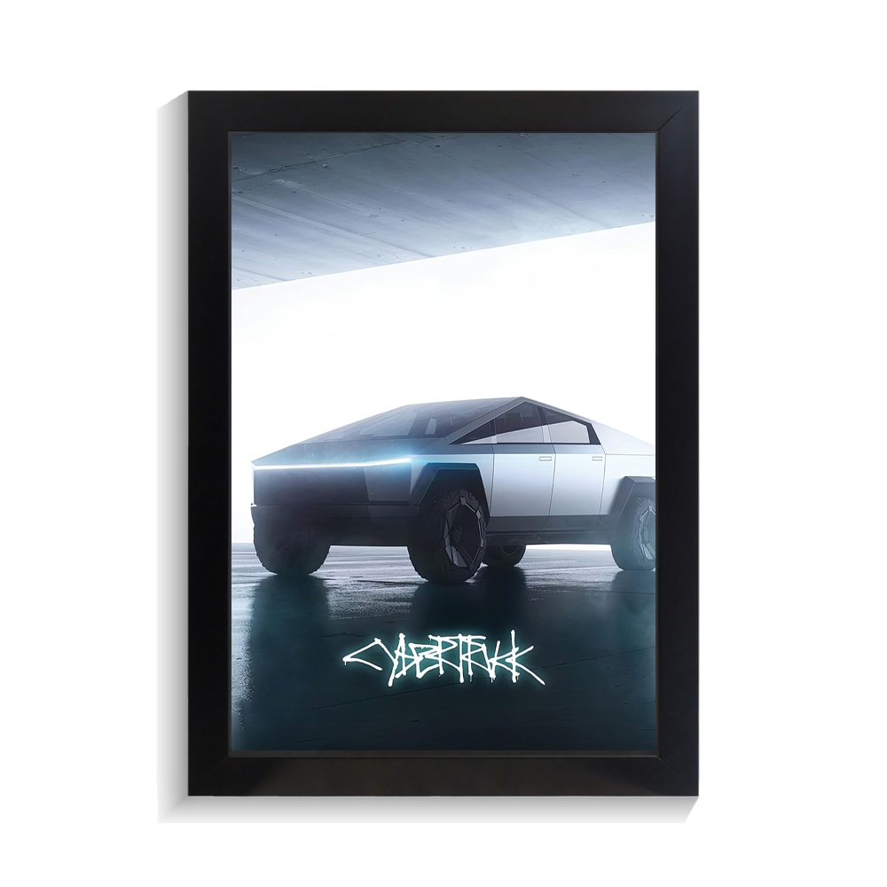 تابلو ماشین طرح تسلا سایبر تراک کد PF-23834 تابلو ماشین طرح تسلا سایبر تراک کد PF 23834