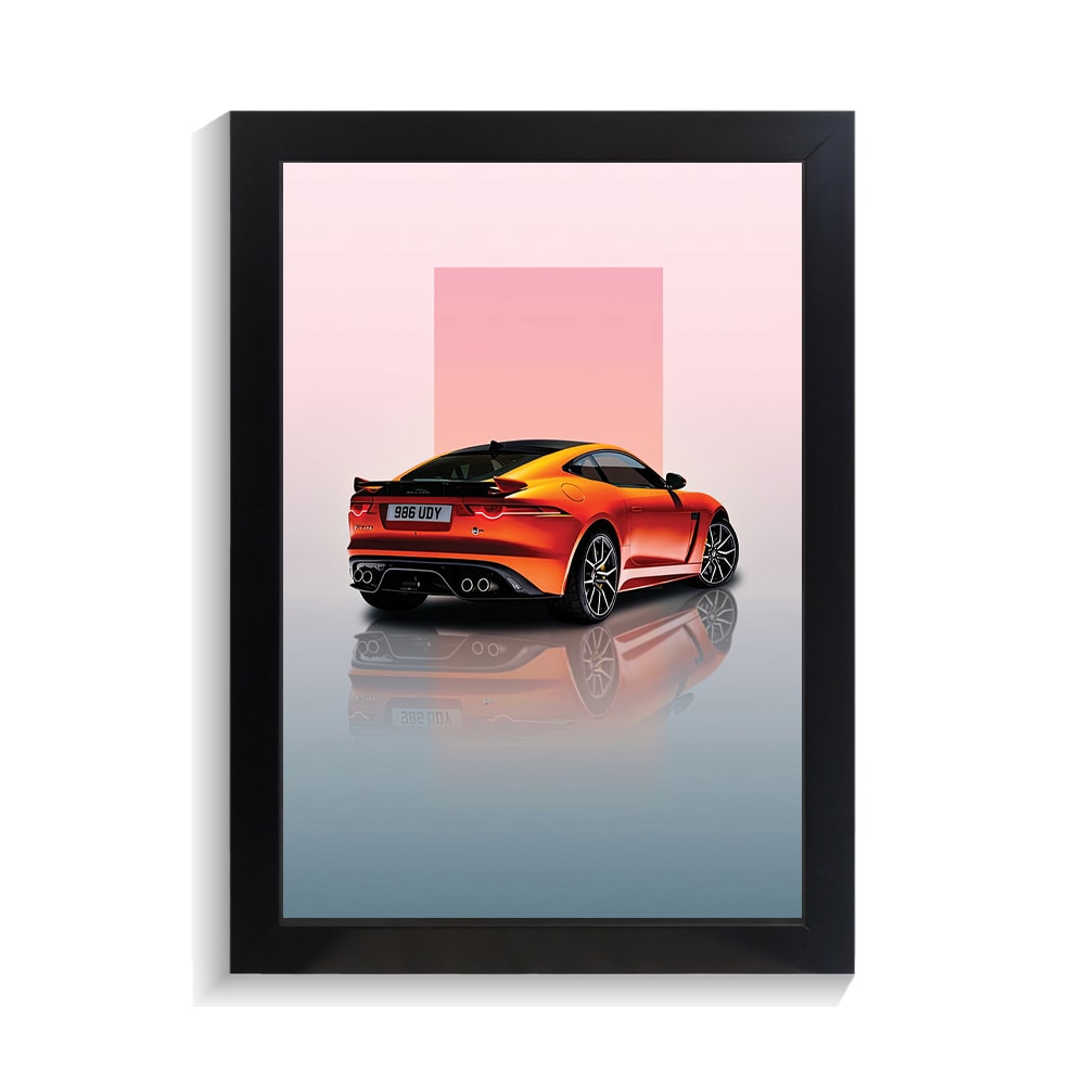 تابلو ماشین طرح جگوار کد PF-23765 تابلو ماشین طرح جگوار کد PF 23765