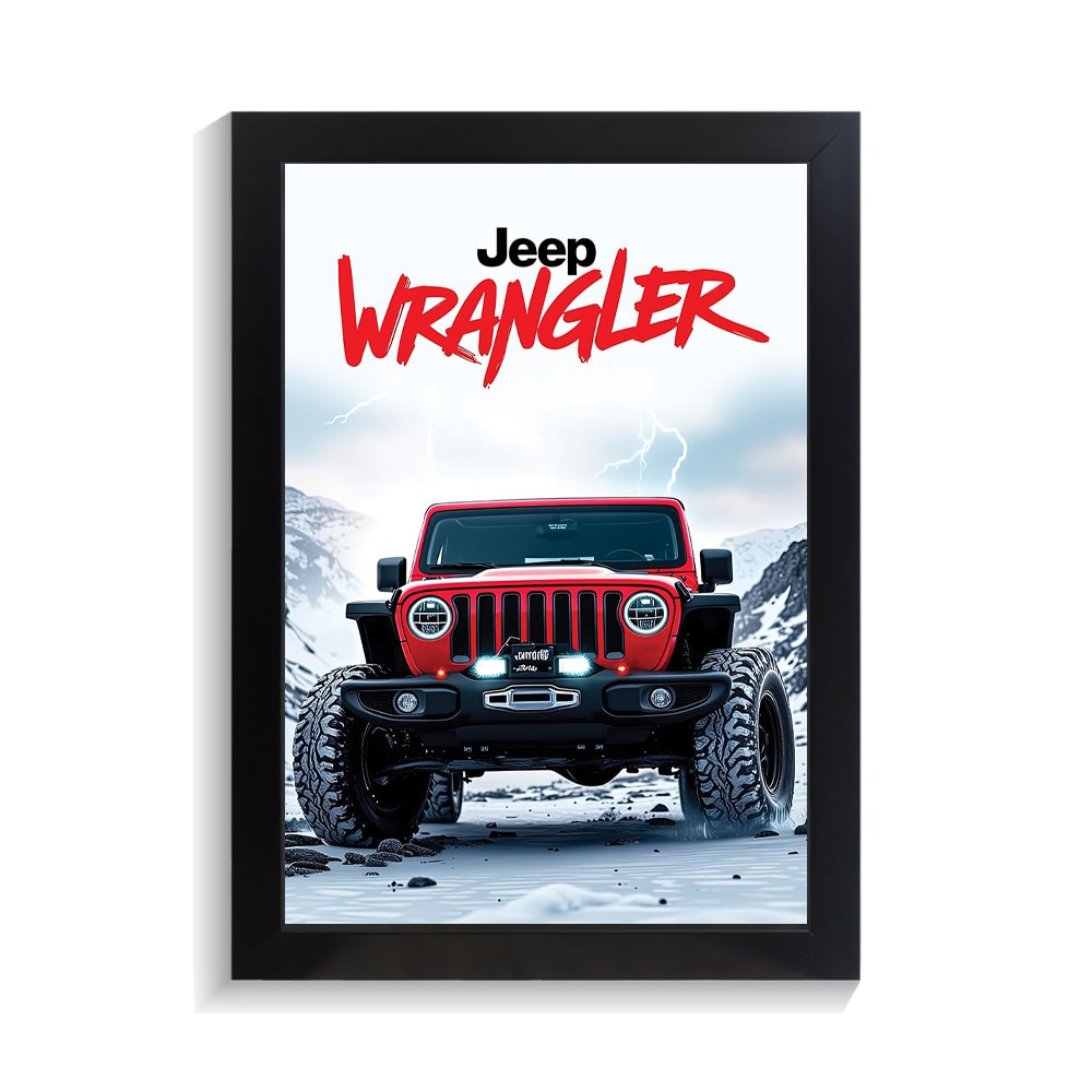 تابلو ماشین طرح جیپ رانگلر کد PF-23925 تابلو ماشین طرح جیپ رانگلر کد PF 23925