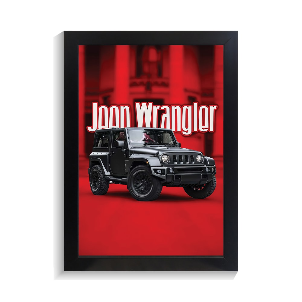 تابلو ماشین طرح جیپ رانگلر کد PF-23941 تابلو ماشین طرح جیپ رانگلر کد PF 23941