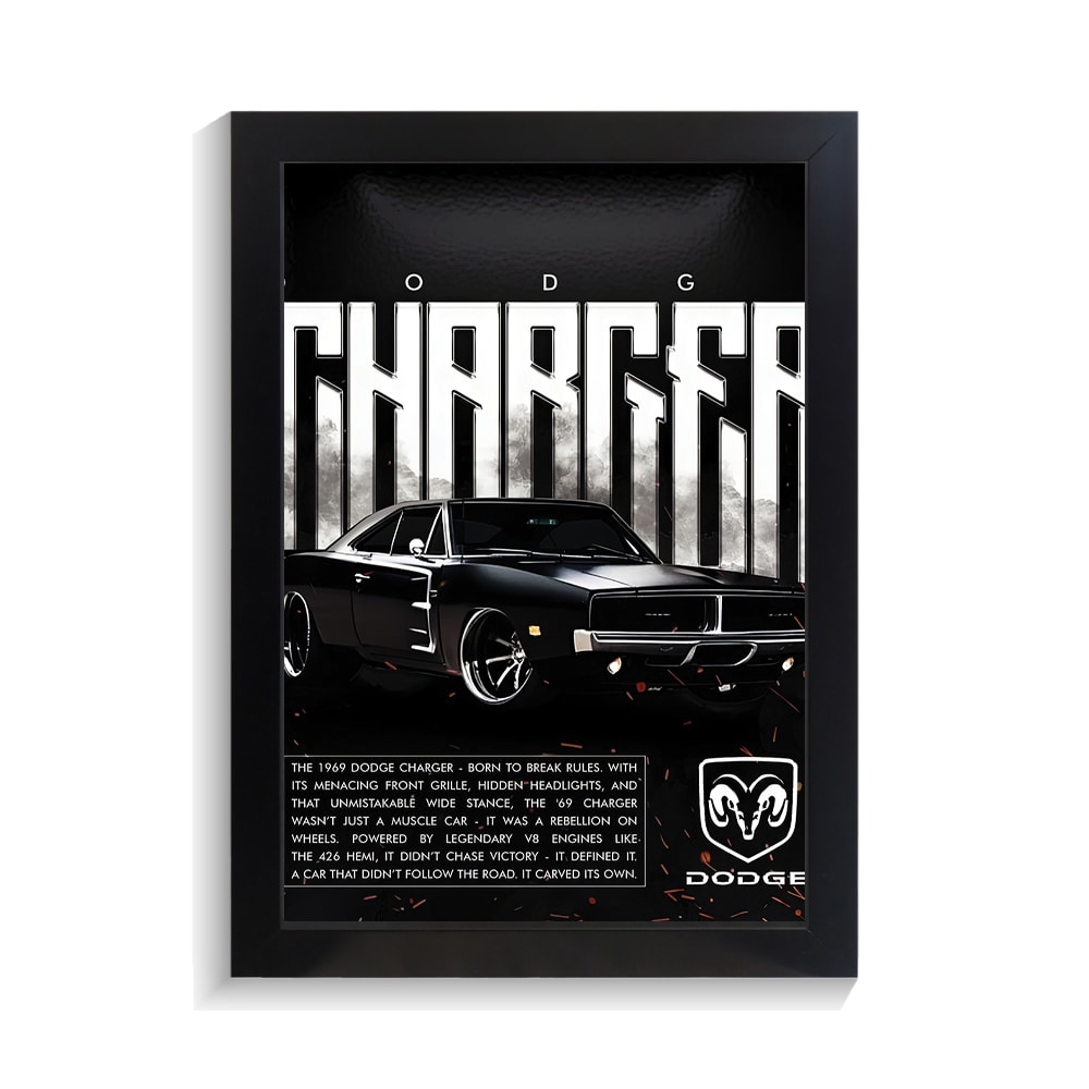 تابلو ماشین طرح دوج چارجر کد PF-23663 تابلو ماشین طرح دوج چارجر کد PF 23663