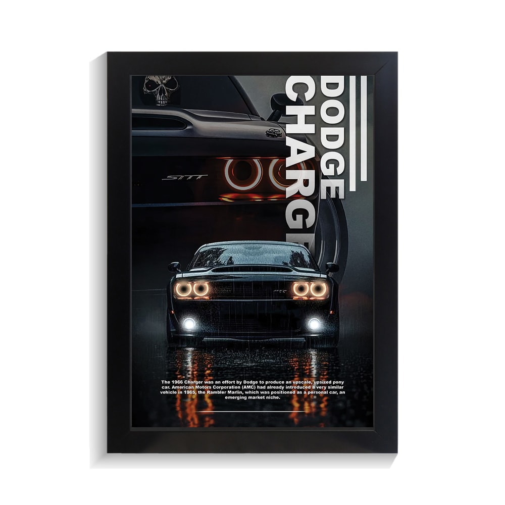 تابلو ماشین طرح دوج چارجر کد PF-23664 تابلو ماشین طرح دوج چارجر کد PF 23664