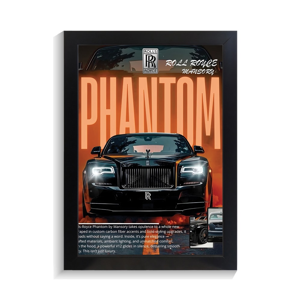 تابلو ماشین طرح رولز رویس فانتوم کد PF-23513 تابلو ماشین طرح رولز رویس فانتوم کد PF 23513