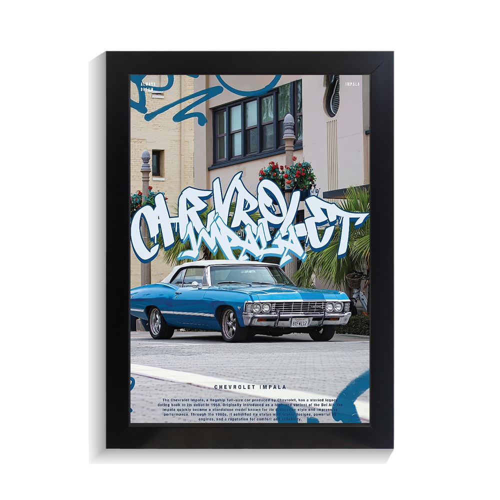 تابلو ماشین طرح شورلت ایمپالا کد PF-23632 تابلو ماشین طرح شورلت ایمپالا کد PF 23632