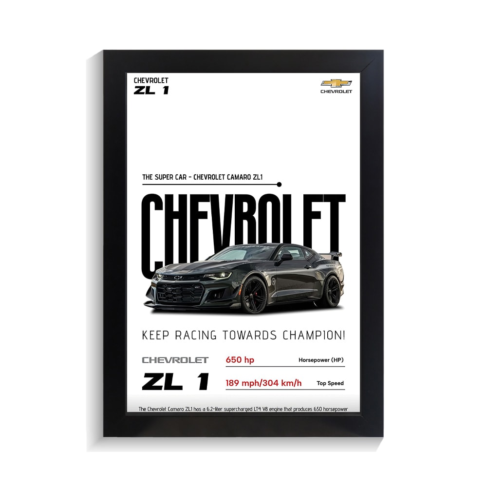 تابلو ماشین طرح شورلت کامارو کد PF-23633 تابلو ماشین طرح شورلت کامارو کد PF 23633