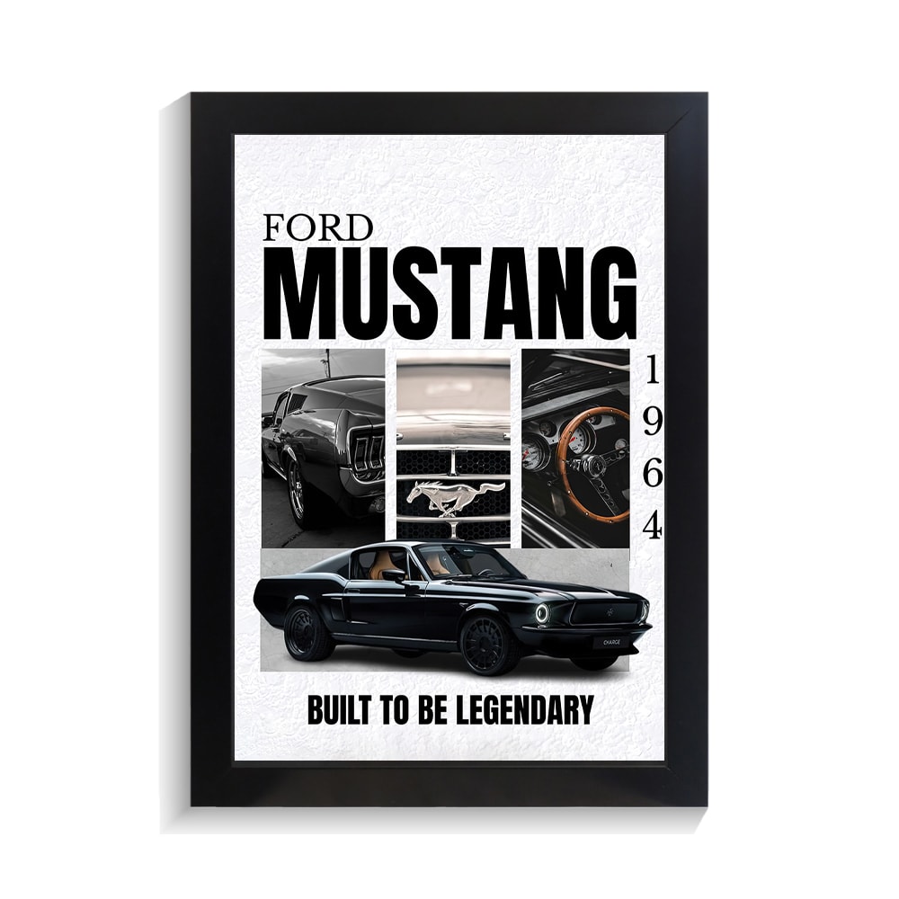 تابلو ماشین طرح فورد موستانگ کد PF-23702 تابلو ماشین طرح فورد موستانگ کد PF 23702