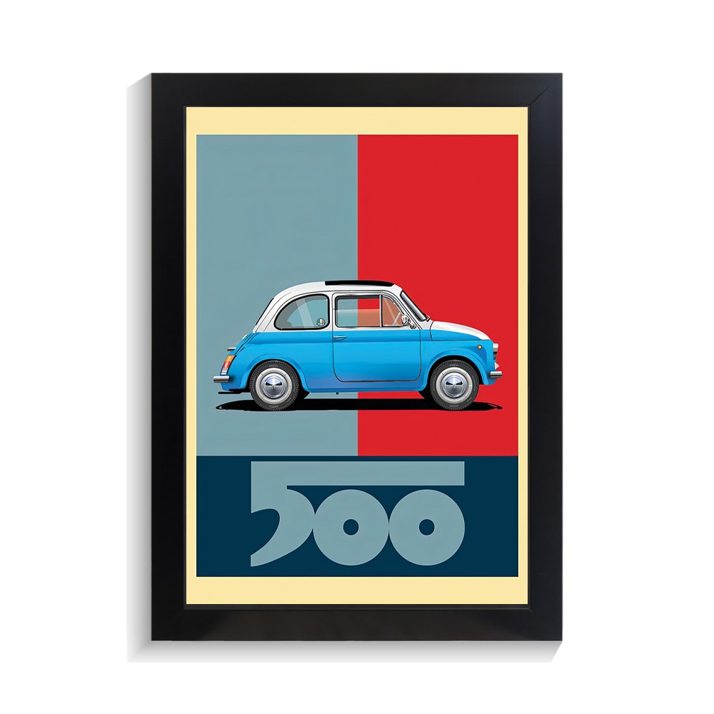 تابلو ماشین طرح فیات 500 کد PF-23685 تابلو ماشین طرح فیات 500 کد PF 23685