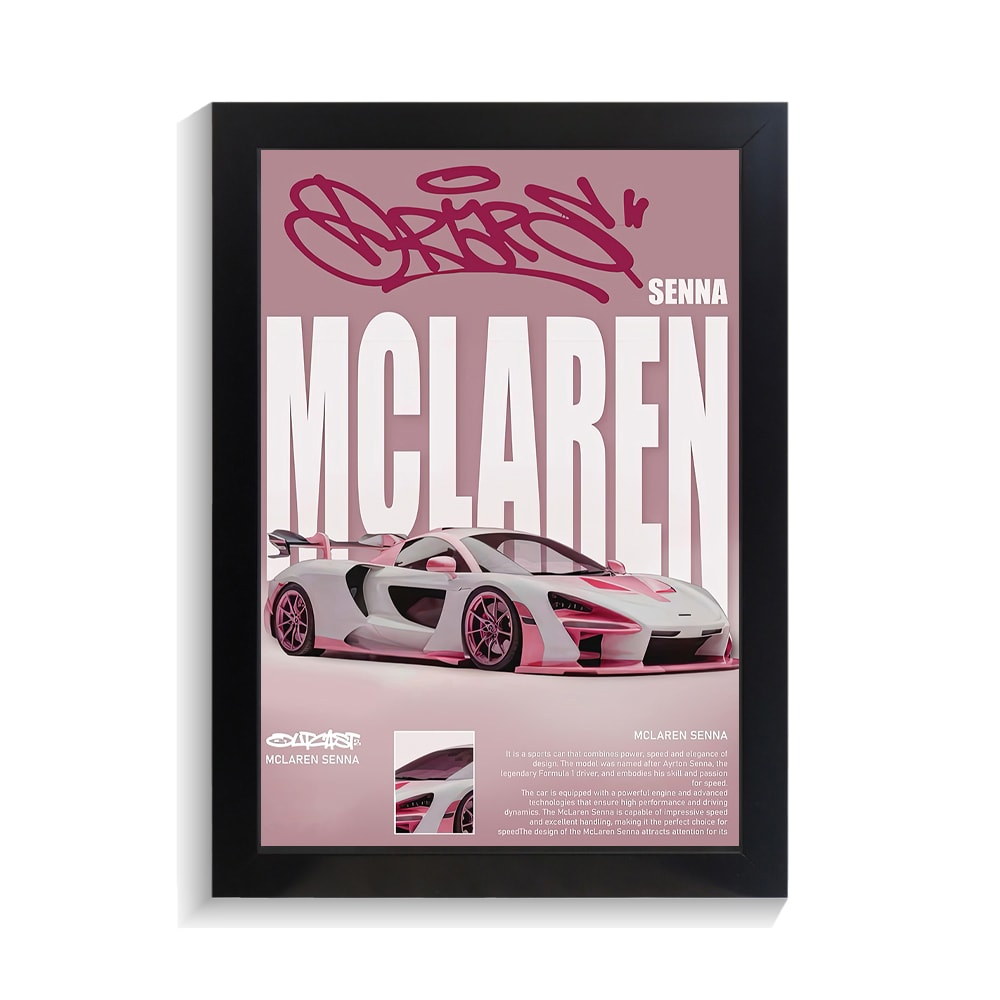 تابلو ماشین طرح مک لارن سنا کد PF-23921 تابلو ماشین طرح مک لارن سنا کد PF 23921