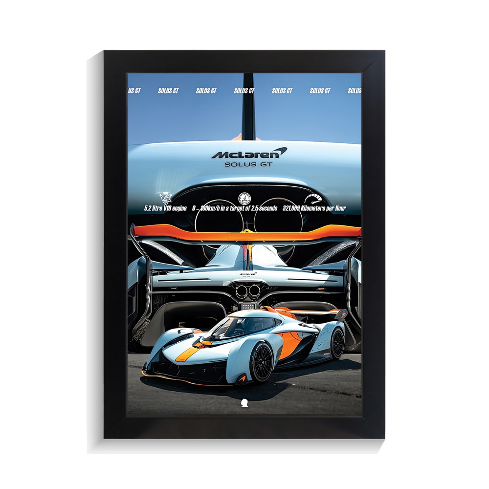 تابلو ماشین طرح مک لارن سولوس کد PF-23915 تابلو ماشین طرح مک لارن سولوس کد PF 23915