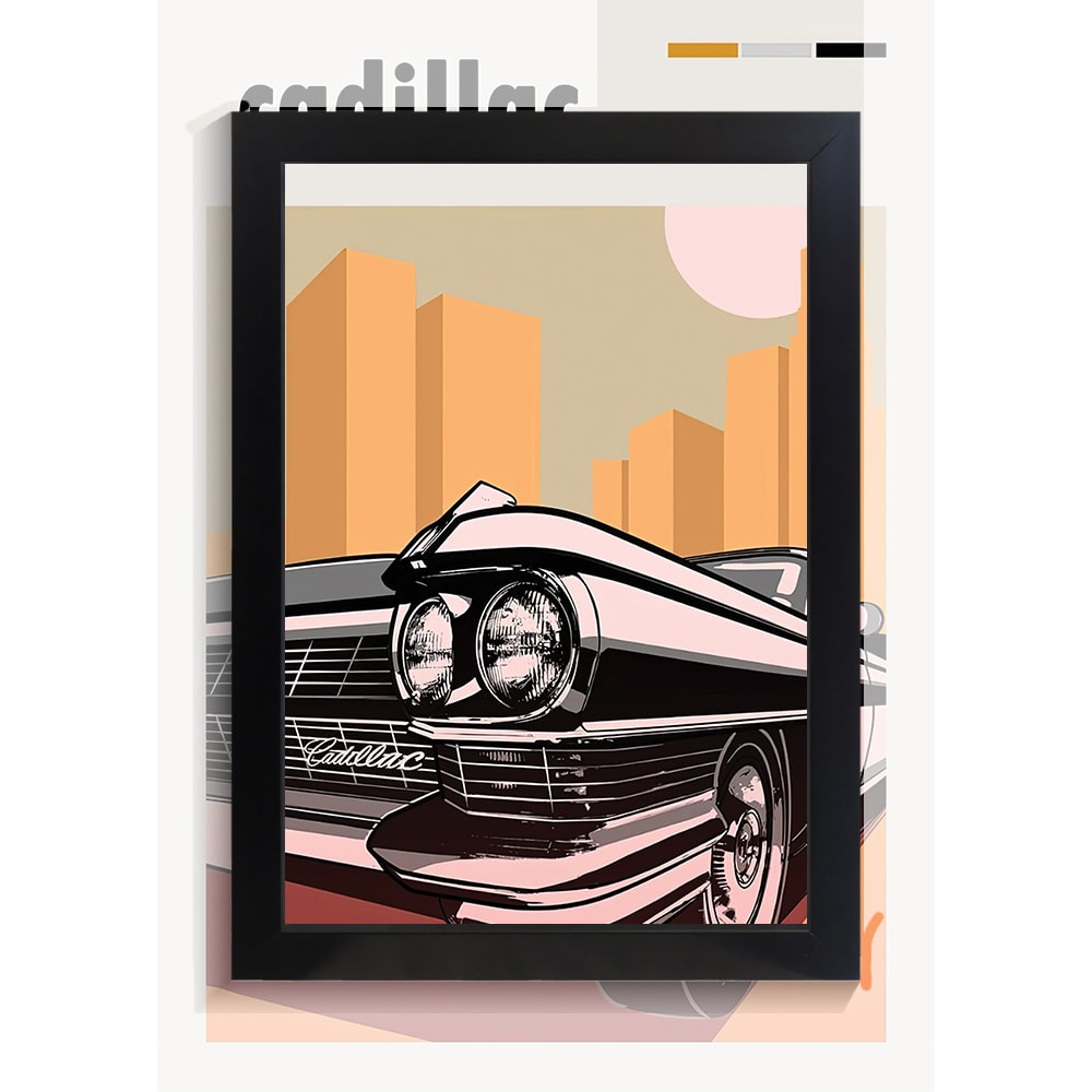تابلو ماشین طرح کادیلاک کد PF-23598 تابلو ماشین طرح کادیلاک کد PF 23598