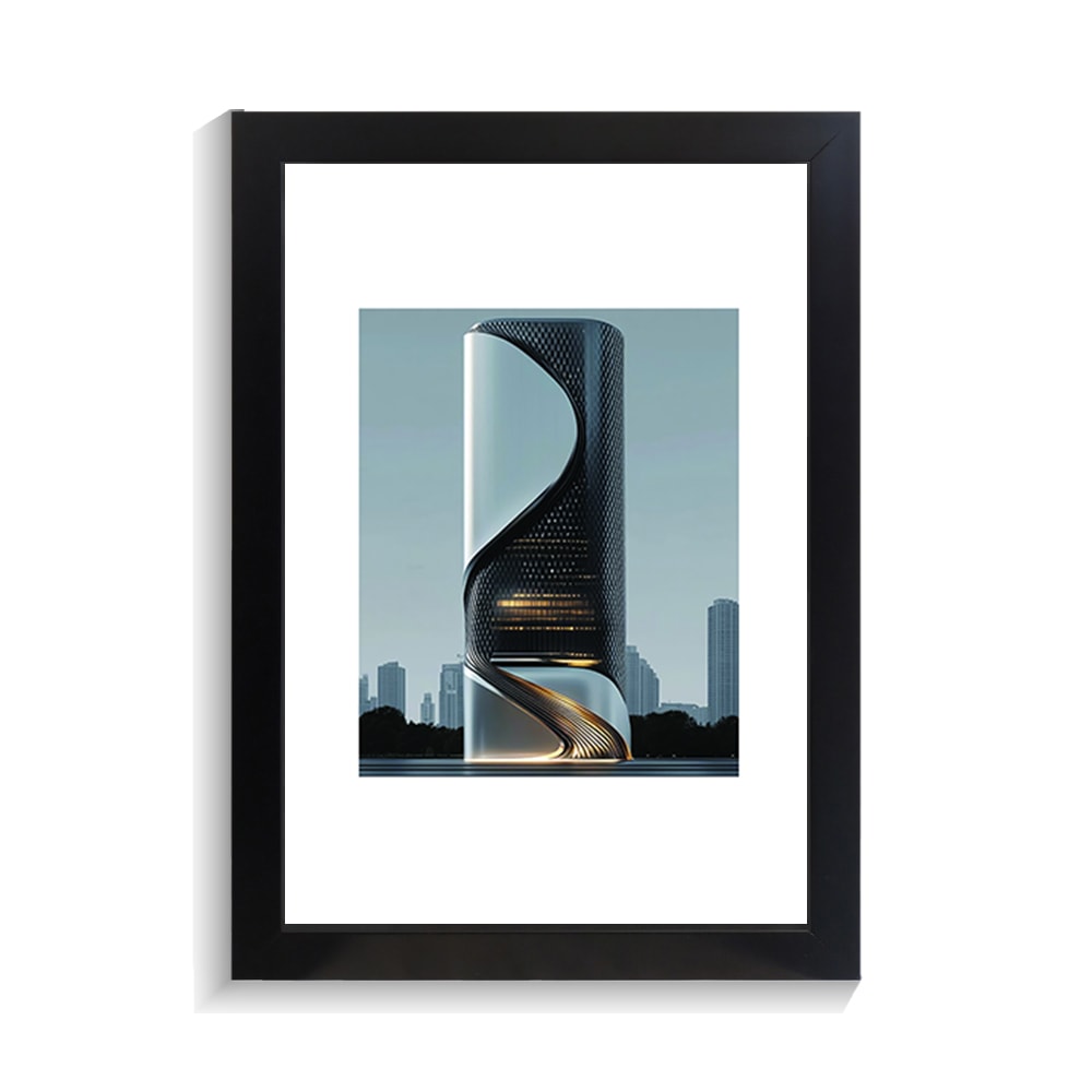 تابلو معماری طرح ساختمان مدرن کد PF-29022 تابلو معماری طرح ساختمان مدرن کد PF 29022