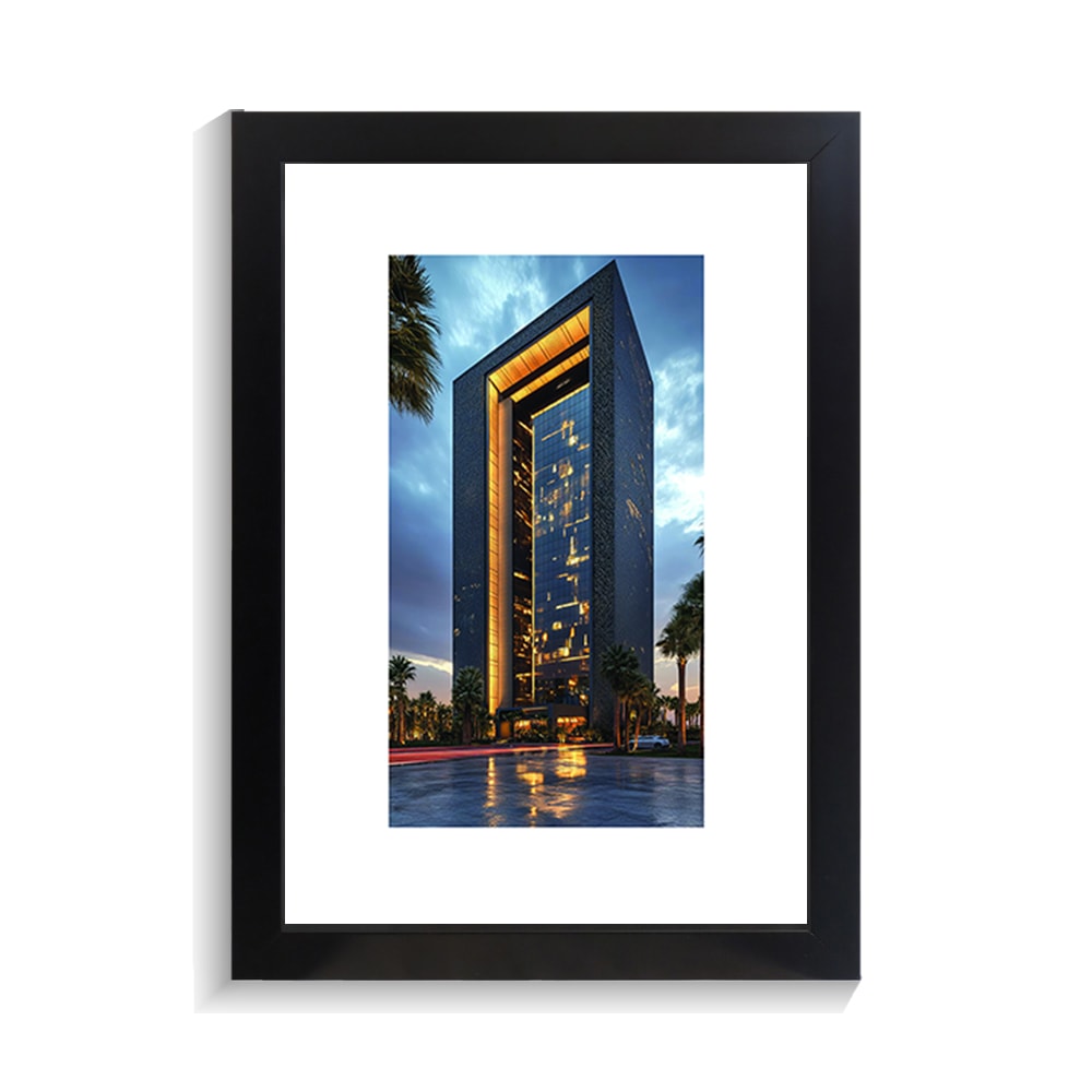 تابلو معماری طرح ساختمان مدرن کد PF-29033 تابلو معماری طرح ساختمان مدرن کد PF 29033