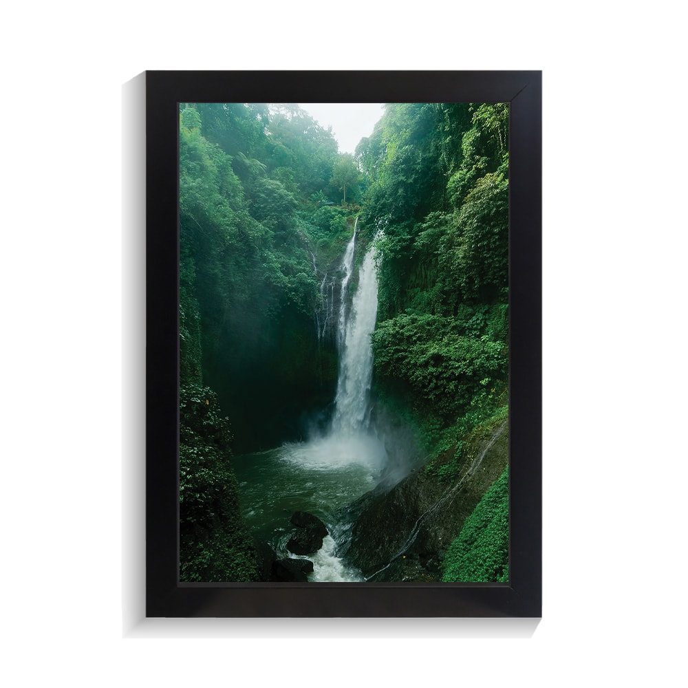 تابلو منظره طرح آبشار جنگل کد PF-22051 تابلو منظره طرح آبشار جنگل کد PF 22051