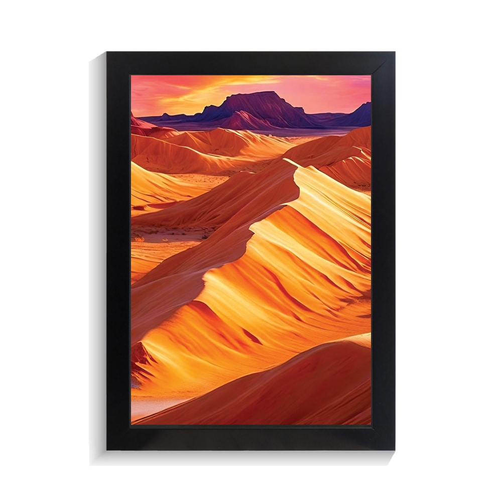 تابلو منظره طرح بیابان کد PF-22008 تابلو منظره طرح بیابان کد PF 22008