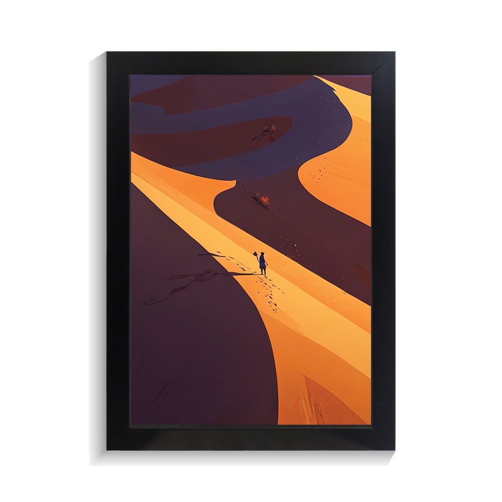 تابلو منظره طرح بیابان کد PF-22016 تابلو منظره طرح بیابان کد PF 22016