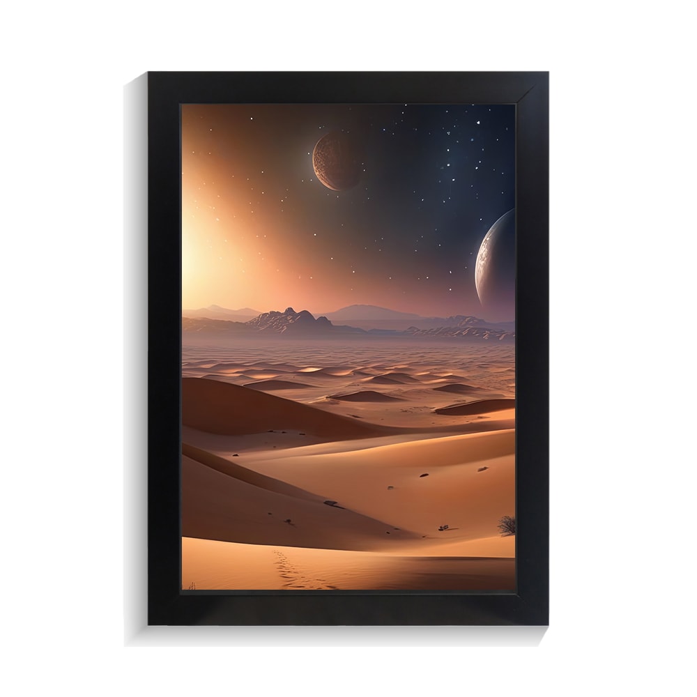 تابلو منظره طرح بیابان کد PF-22022 تابلو منظره طرح بیابان کد PF 22022