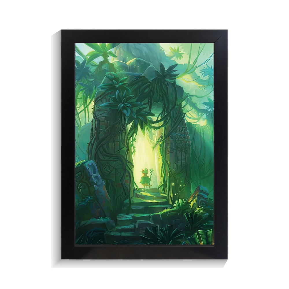 تابلو منظره طرح جنگل کد PF-22037 تابلو منظره طرح جنگل کد PF 22037