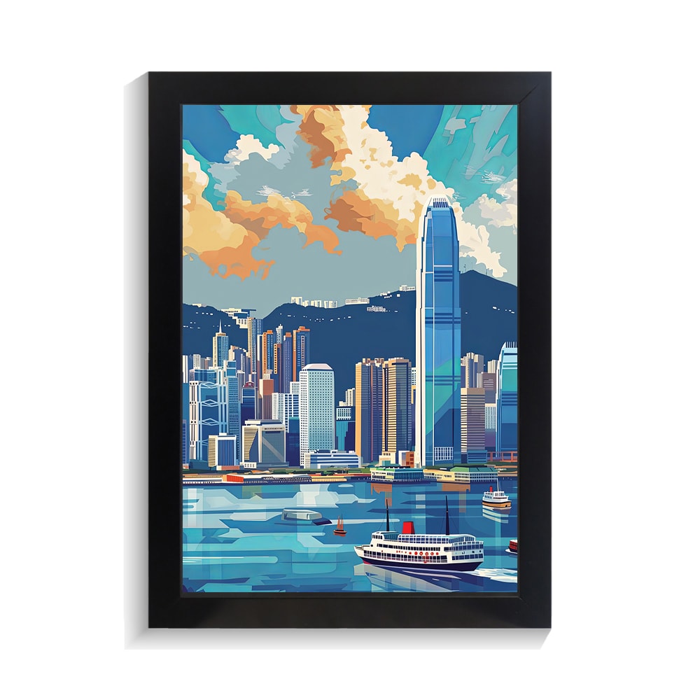 تابلو منظره طرح شهر کد PF-22149 تابلو منظره طرح شهر کد PF 22149