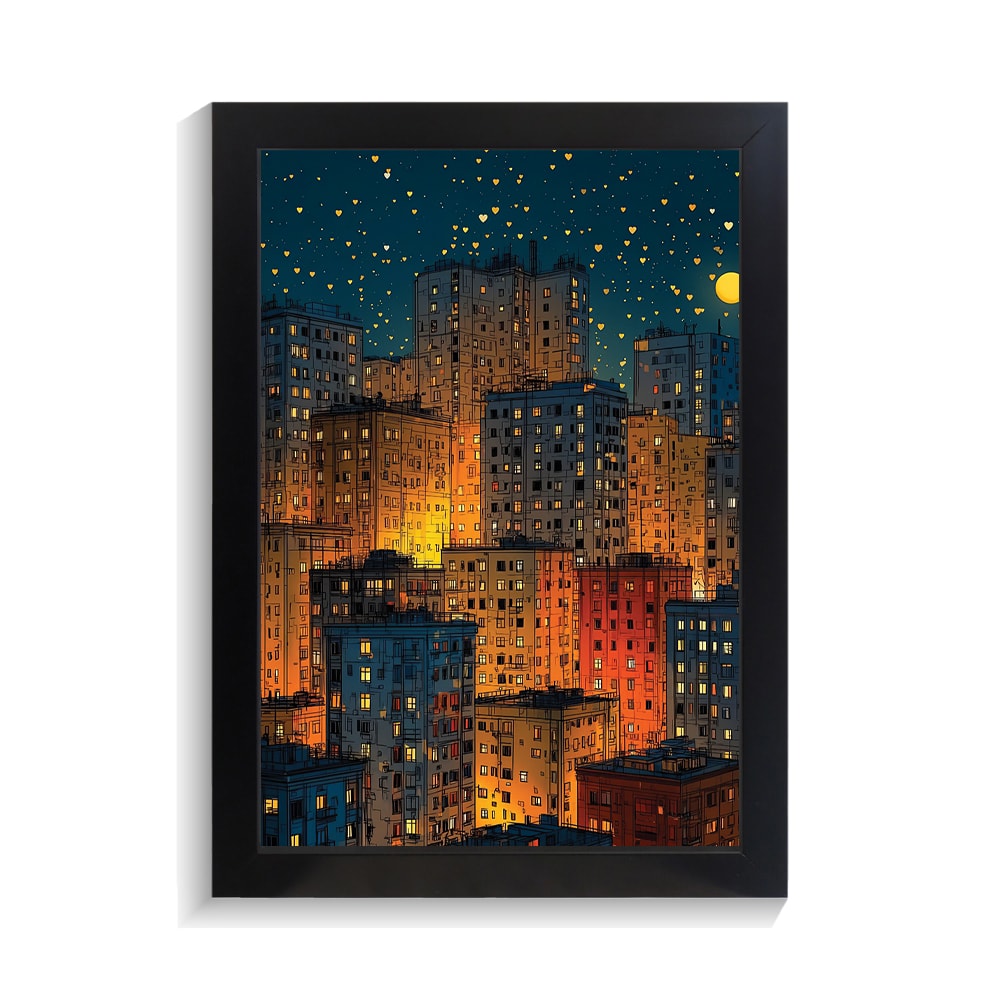 تابلو منظره طرح شهر کد PF-22151 تابلو منظره طرح شهر کد PF 22151