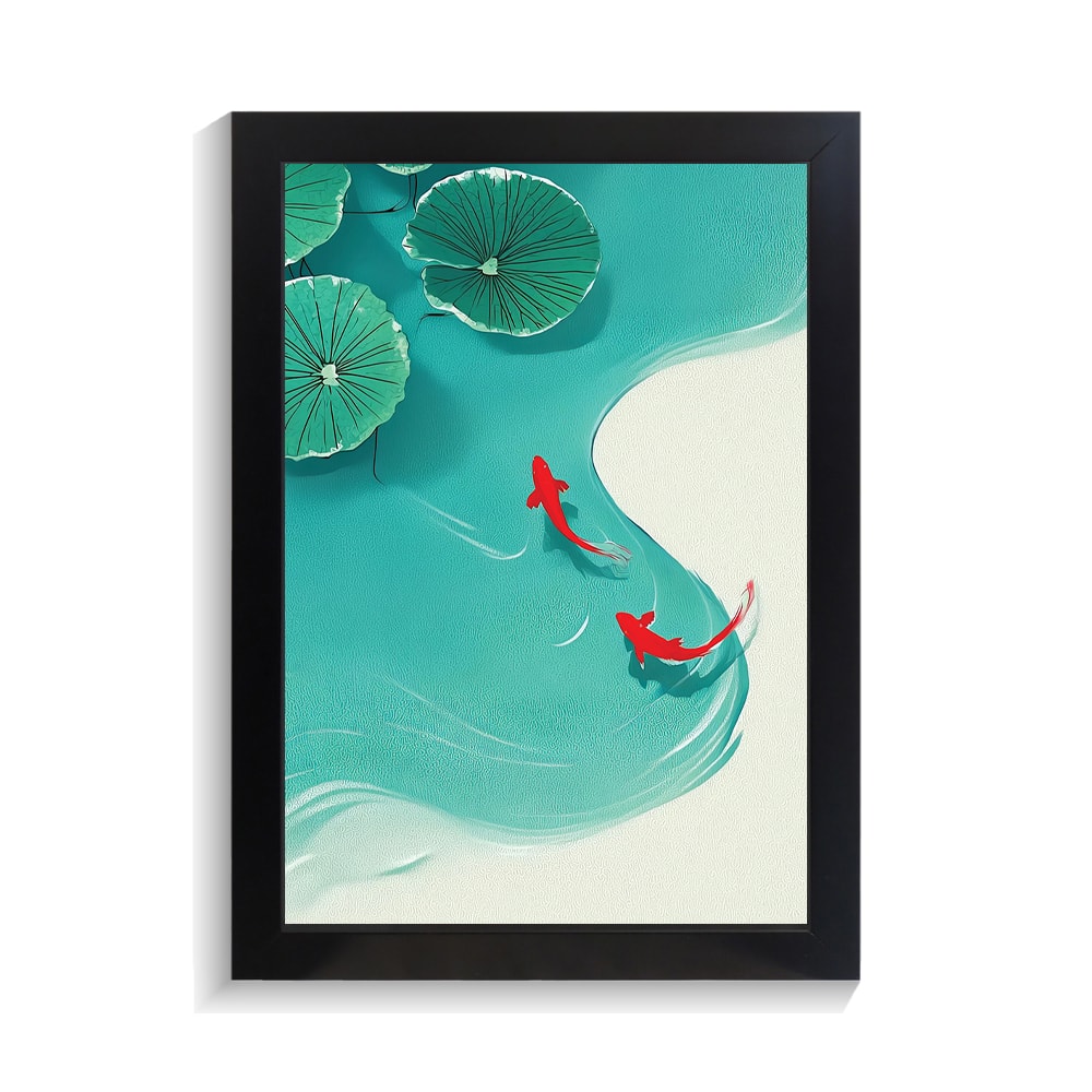 تابلو منظره طرح ماهی کد PF-22126 تابلو منظره طرح ماهی کد PF 22126