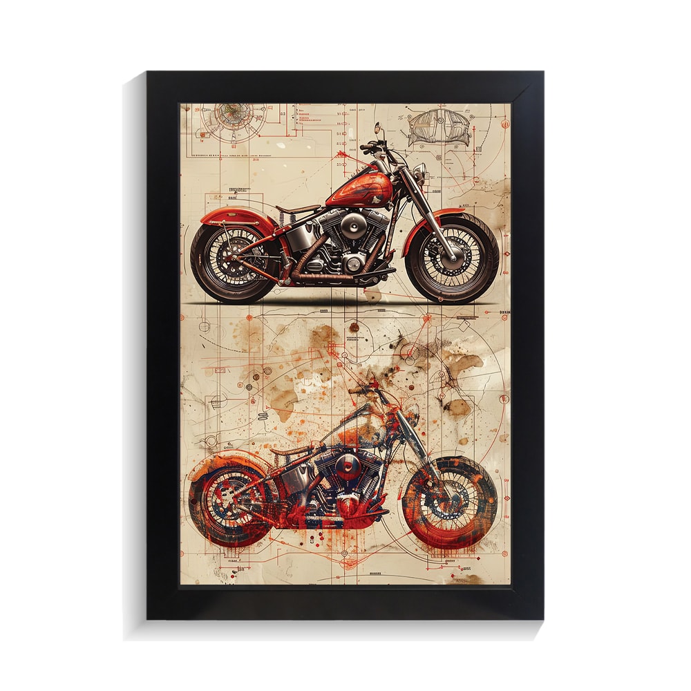 تابلو موتور طرح هارلی دیویدسون کد PF-31059 تابلو موتور طرح هارلی دیویدسون کد PF 31059