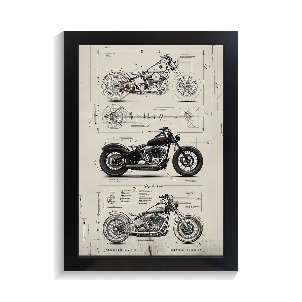 تابلو موتور طرح هارلی دیویدسون کد PF-31071 تابلو موتور طرح هارلی دیویدسون کد PF 31071