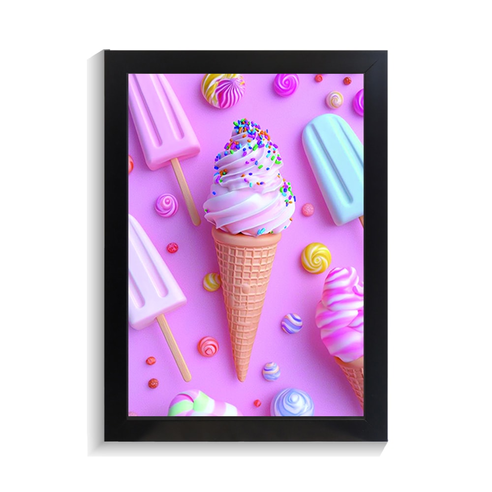 تابلو کافه و رستوران طرح بستنی کد PF-29016 تابلو کافه و رستوران طرح بستنی کد PF 29016 2