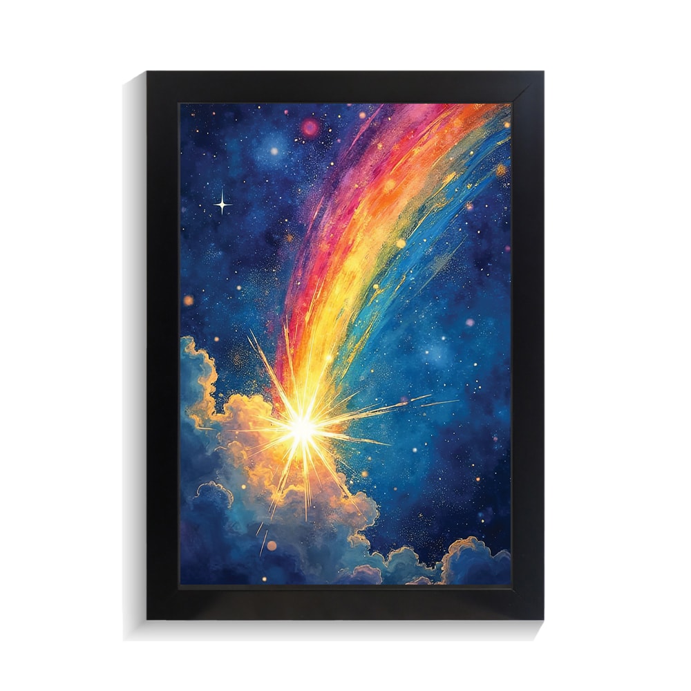 تابلو کهکشانی طرح ستاره دنباله دار کد PF-16233 تابلو کهکشانی طرح ستاره دنباله دار کد PF 16233