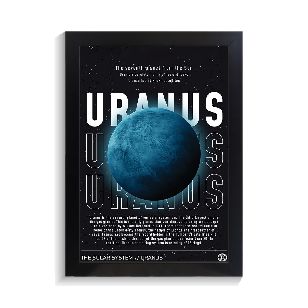 تابلو کهکشانی طرح سیاره اورانوس کد PF-16078 تابلو کهکشانی طرح سیاره اورانوس کد PF 16078