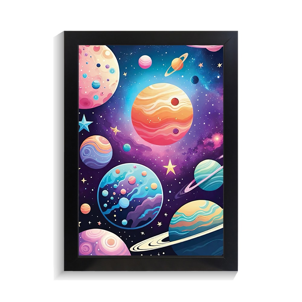 تابلو کهکشانی طرح سیاره کد PF-16026 تابلو کهکشانی طرح سیاره کد PF 16026