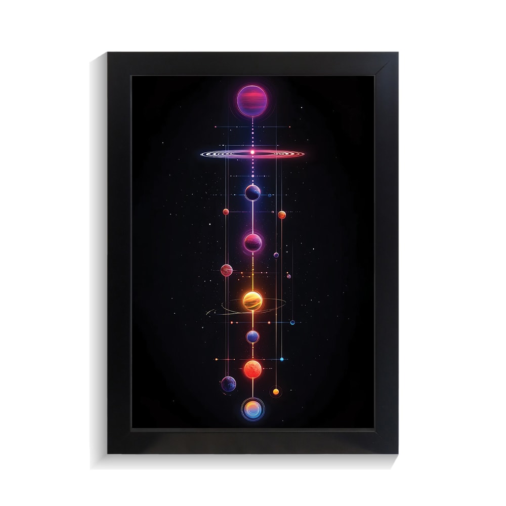 تابلو کهکشانی طرح سیاره کد PF-16032 تابلو کهکشانی طرح سیاره کد PF 16032