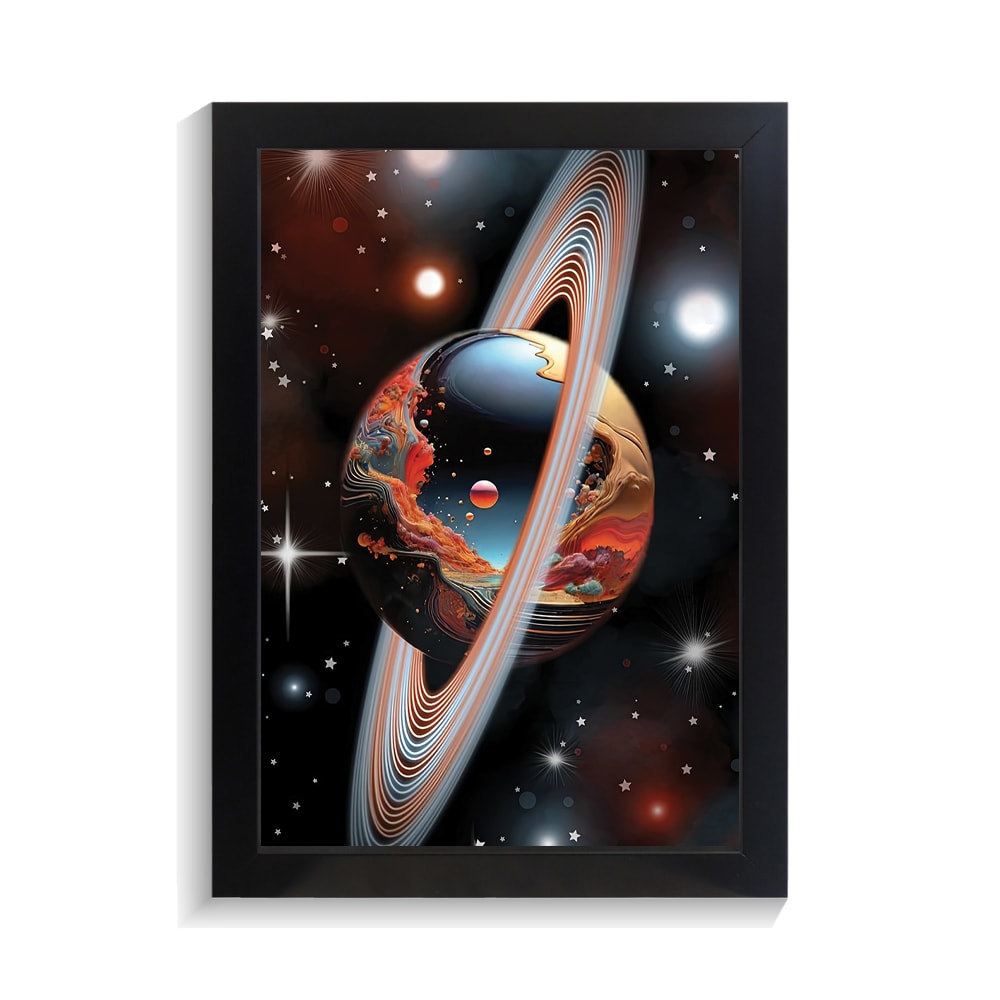 تابلو کهکشانی طرح سیاره کد PF-16042 تابلو کهکشانی طرح سیاره کد PF 16042