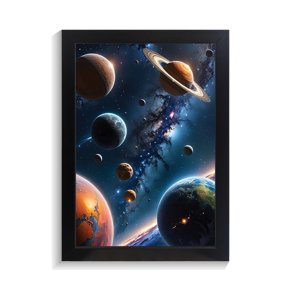 تابلو کهکشانی طرح سیاره کد PF-16043 تابلو کهکشانی طرح سیاره کد PF 16043