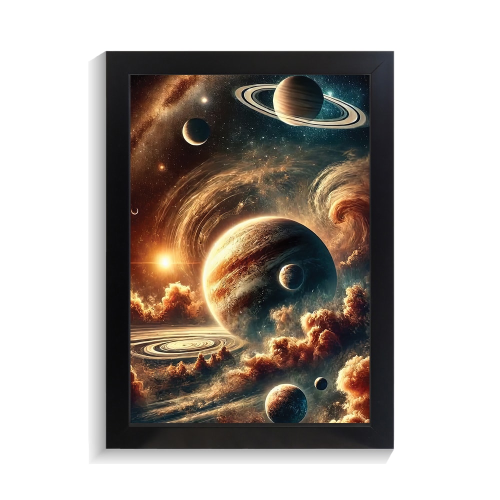 تابلو کهکشانی طرح سیاره کد PF-16046 تابلو کهکشانی طرح سیاره کد PF 16046