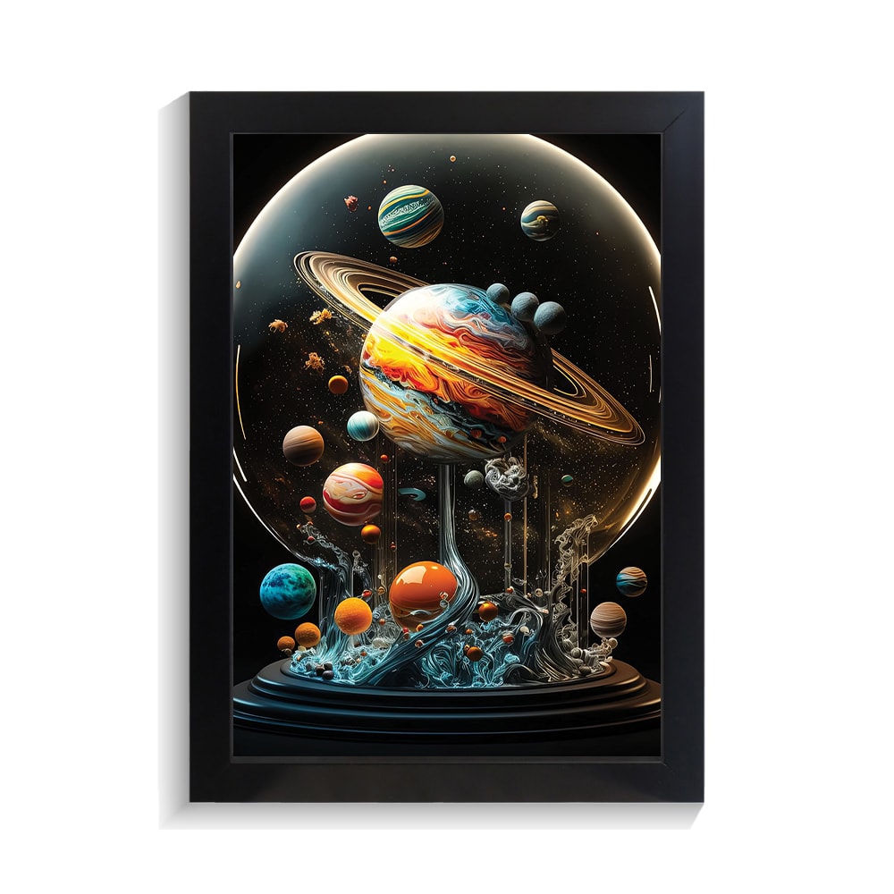 تابلو کهکشانی طرح سیاره کد PF-16047 تابلو کهکشانی طرح سیاره کد PF 16047