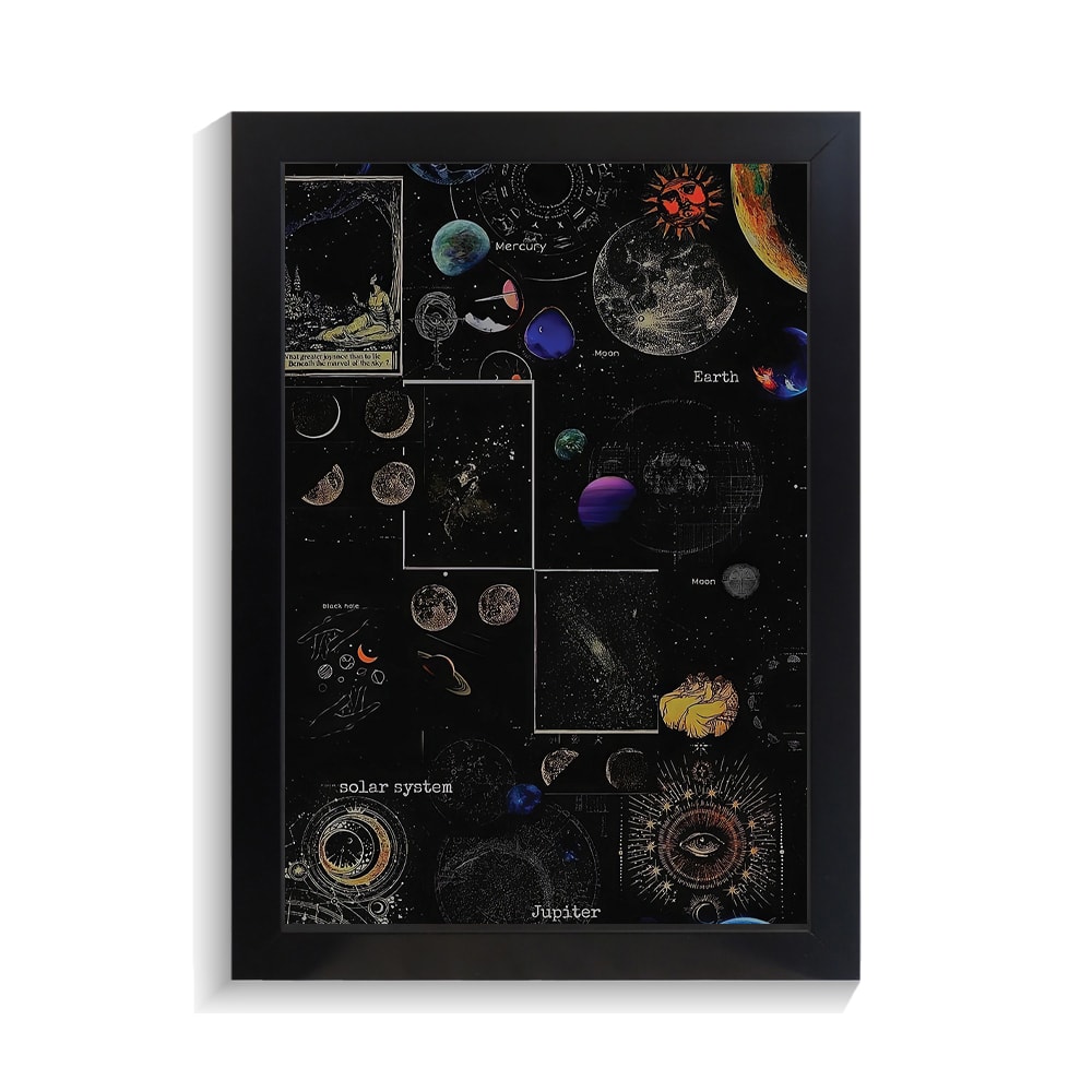 تابلو کهکشانی طرح سیاره کد PF-16050 تابلو کهکشانی طرح سیاره کد PF 16050