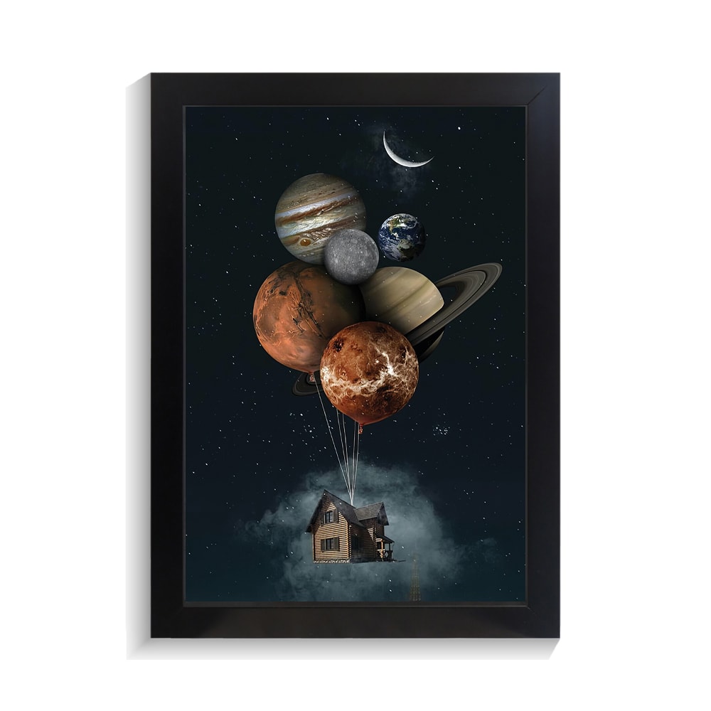 تابلو کهکشانی طرح سیاره کد PF-16052 تابلو کهکشانی طرح سیاره کد PF 16052